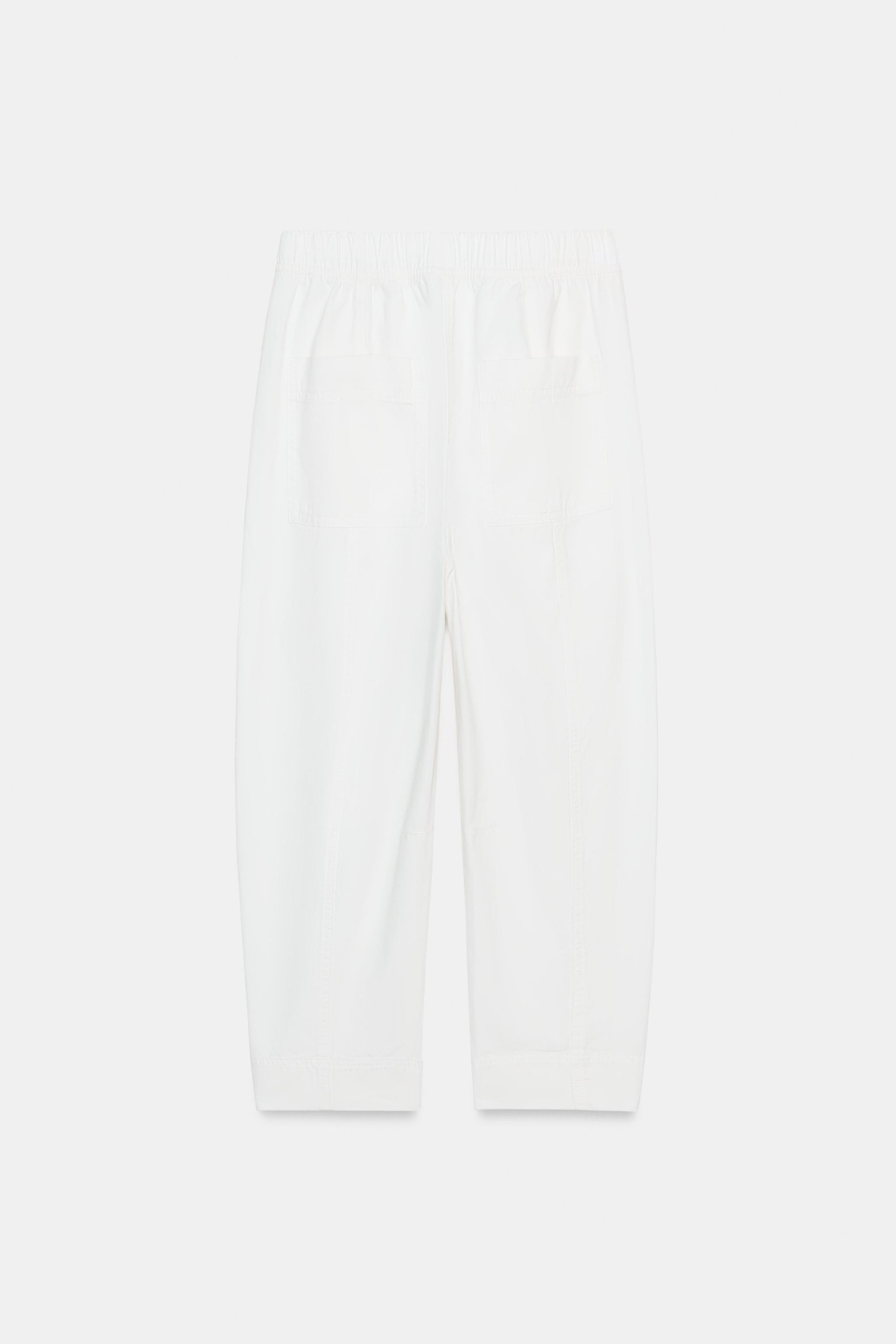 PANTALON À TAILLE ÉLASTIQUE